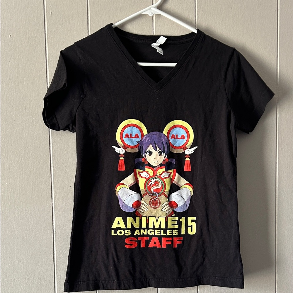 Black Anime Graphic Women's Tee